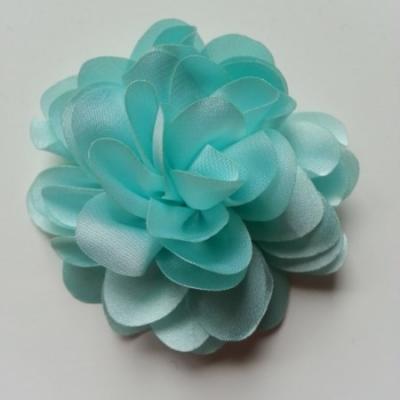 fleur en mousseline de soie 60mm vert pastel