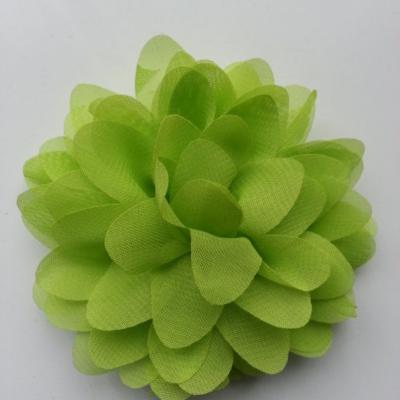 fleur mousseline vert   10cm